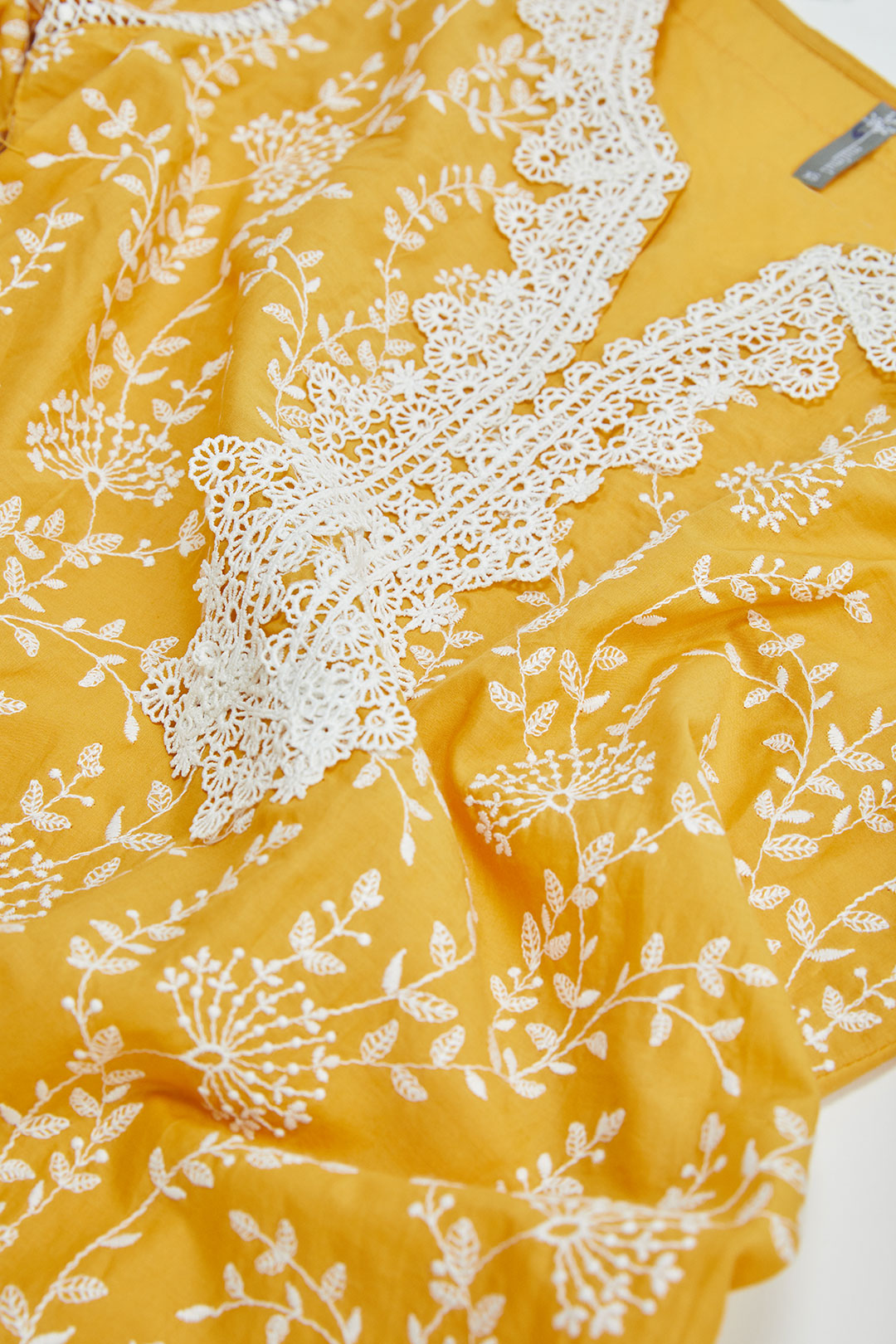 Merlin Cotton Yellow Kurta Set