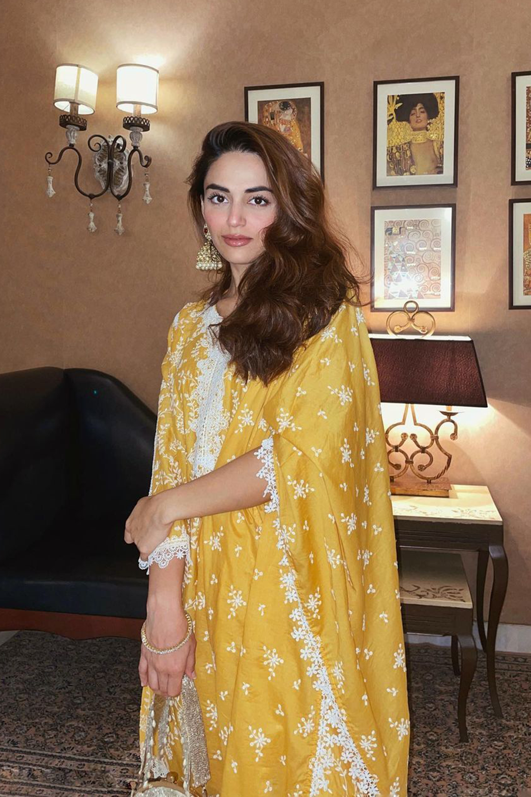 Merlin Cotton Yellow Kurta Set