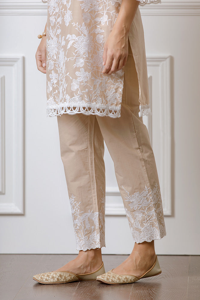 Cecilia Beige Kurta Set