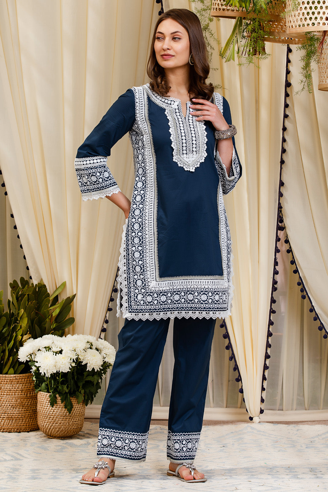 Elda Cotton Kurta Set