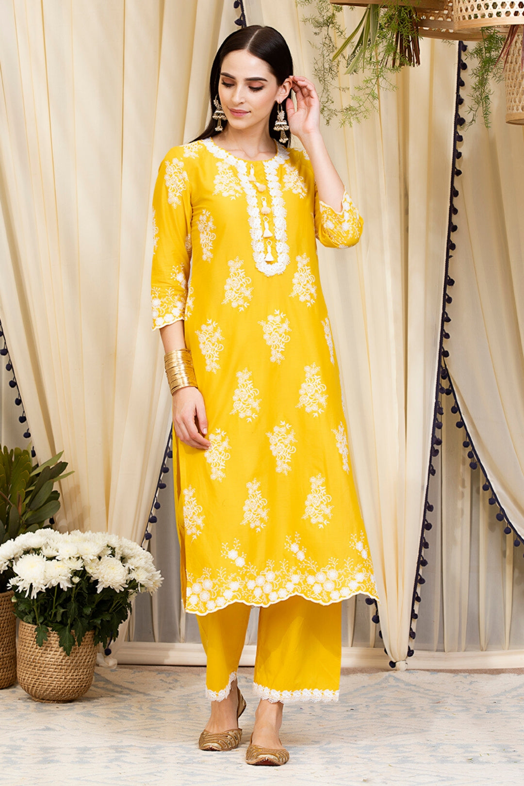Perla Cotton Kurta Set