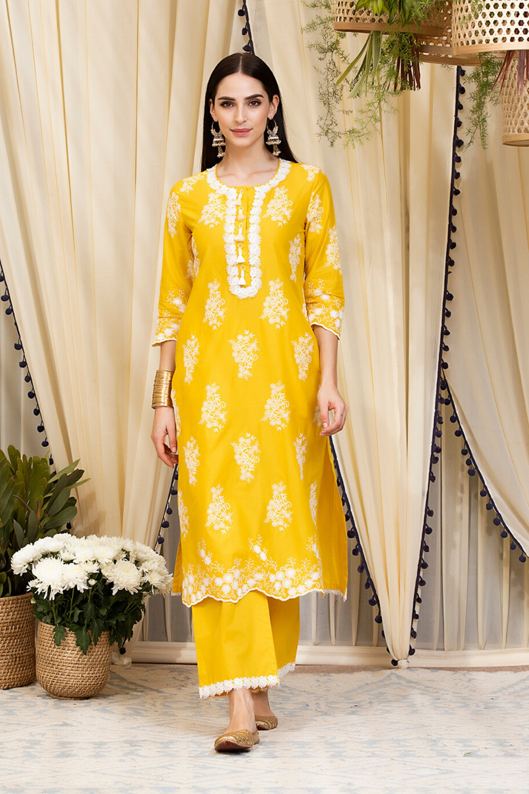 Perla Cotton Kurta Set