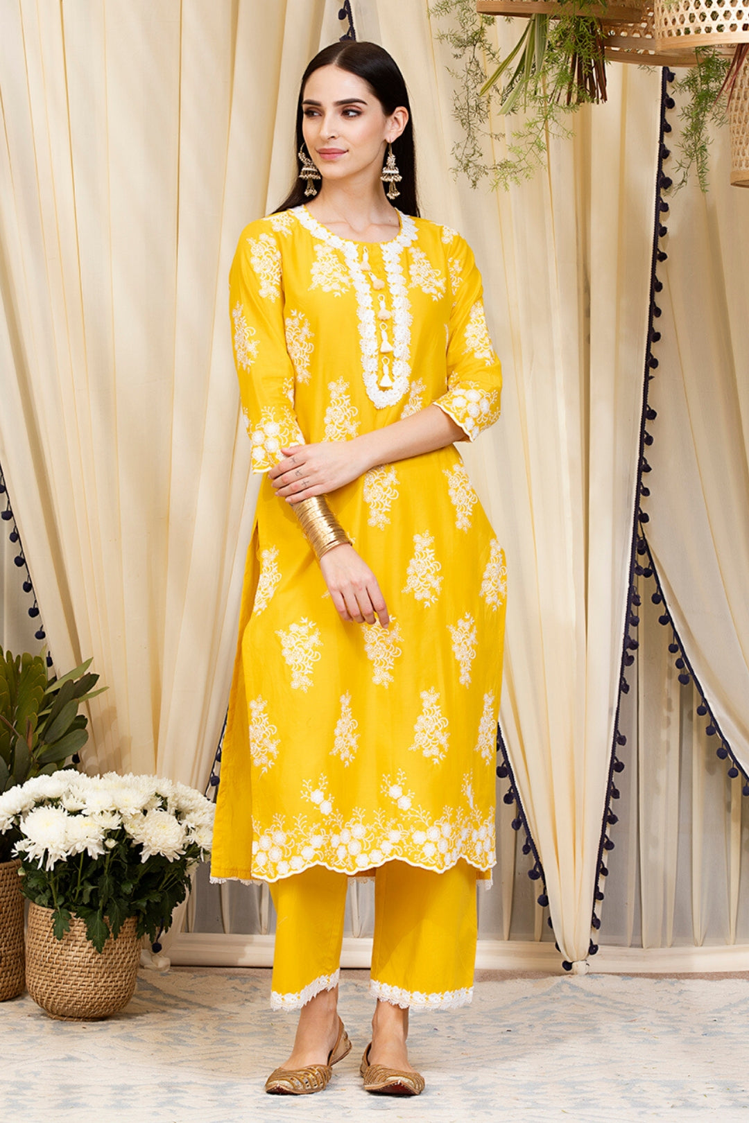 Perla Cotton Kurta Set