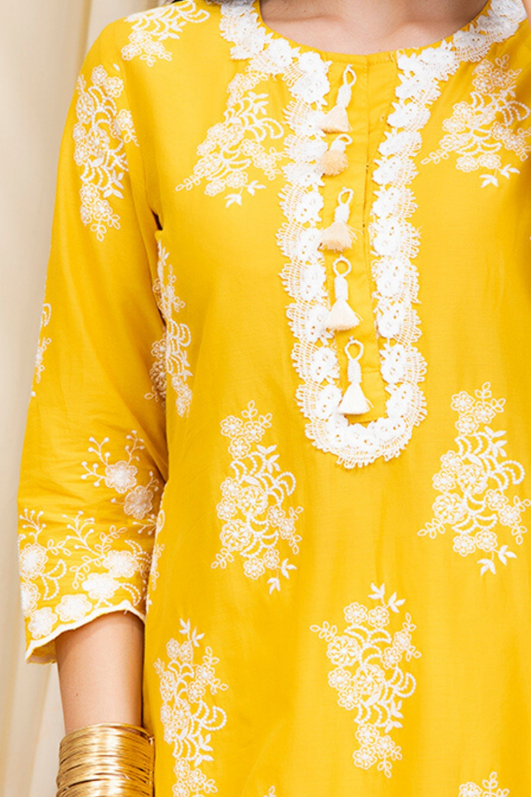 Perla Cotton Kurta Set