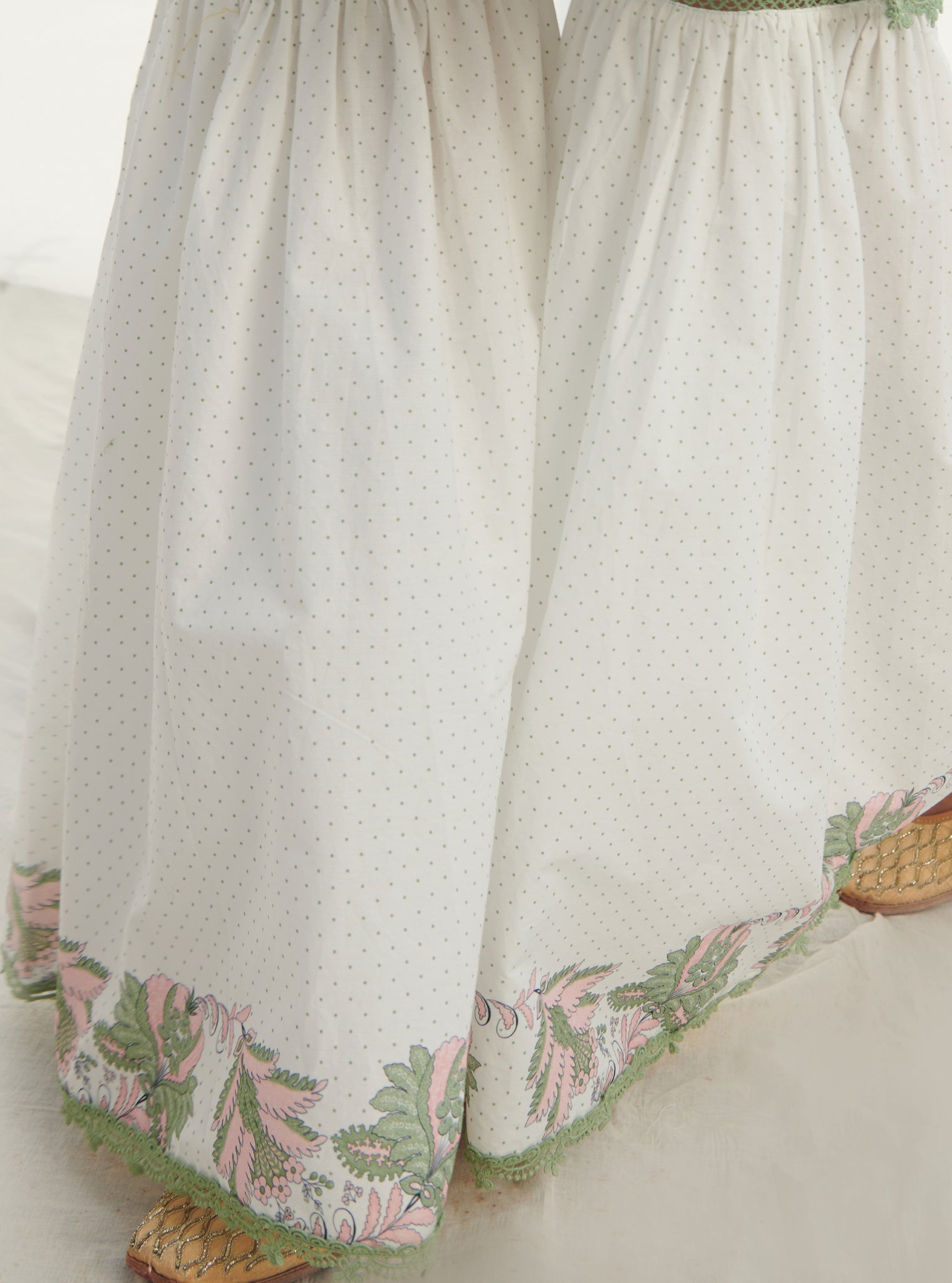 Sakura Cotton Green Kurta Set