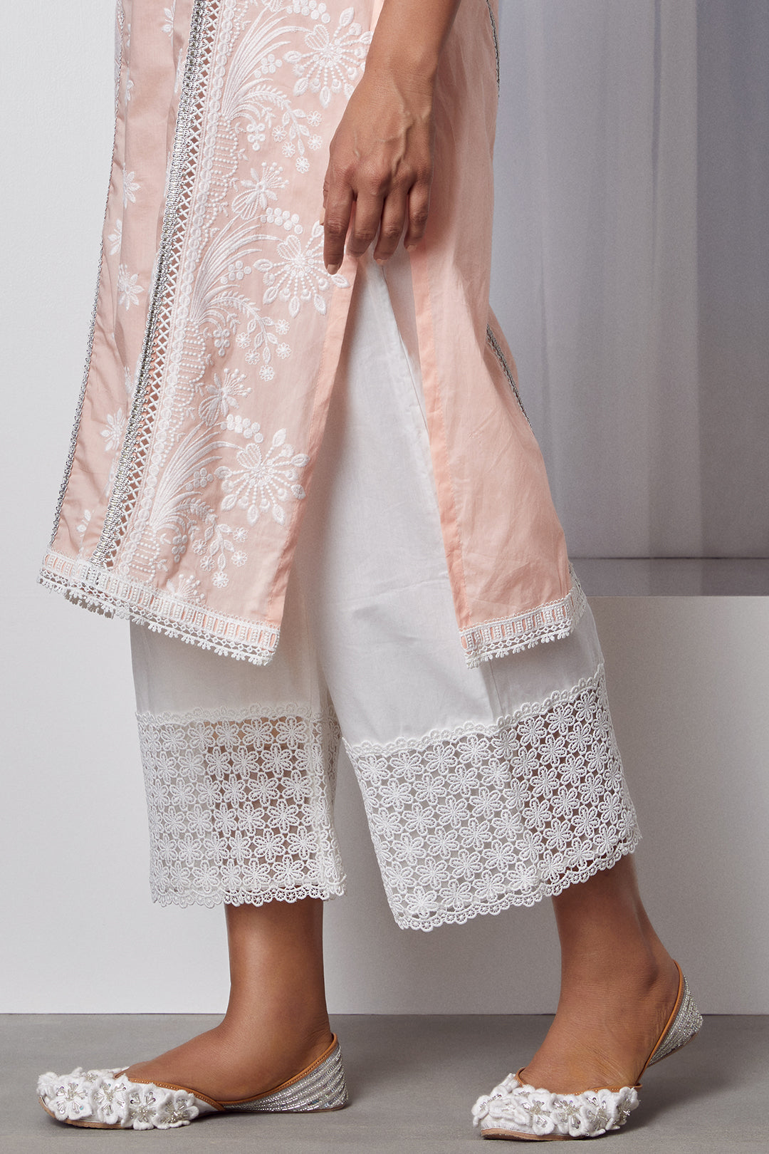 Sofia Cotton Kurta with Palazzo Set