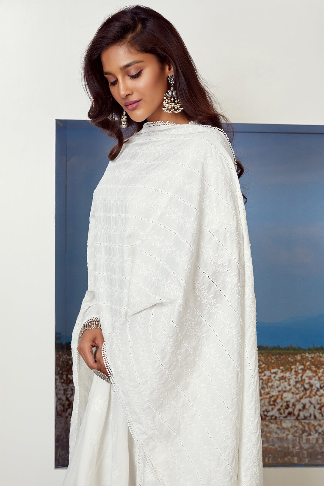 Star Gaze Cotton Kurta with Palazzo Set