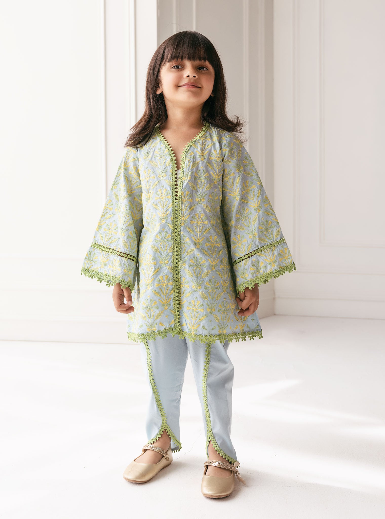 Bloom Cotton Dhoti Pant Set