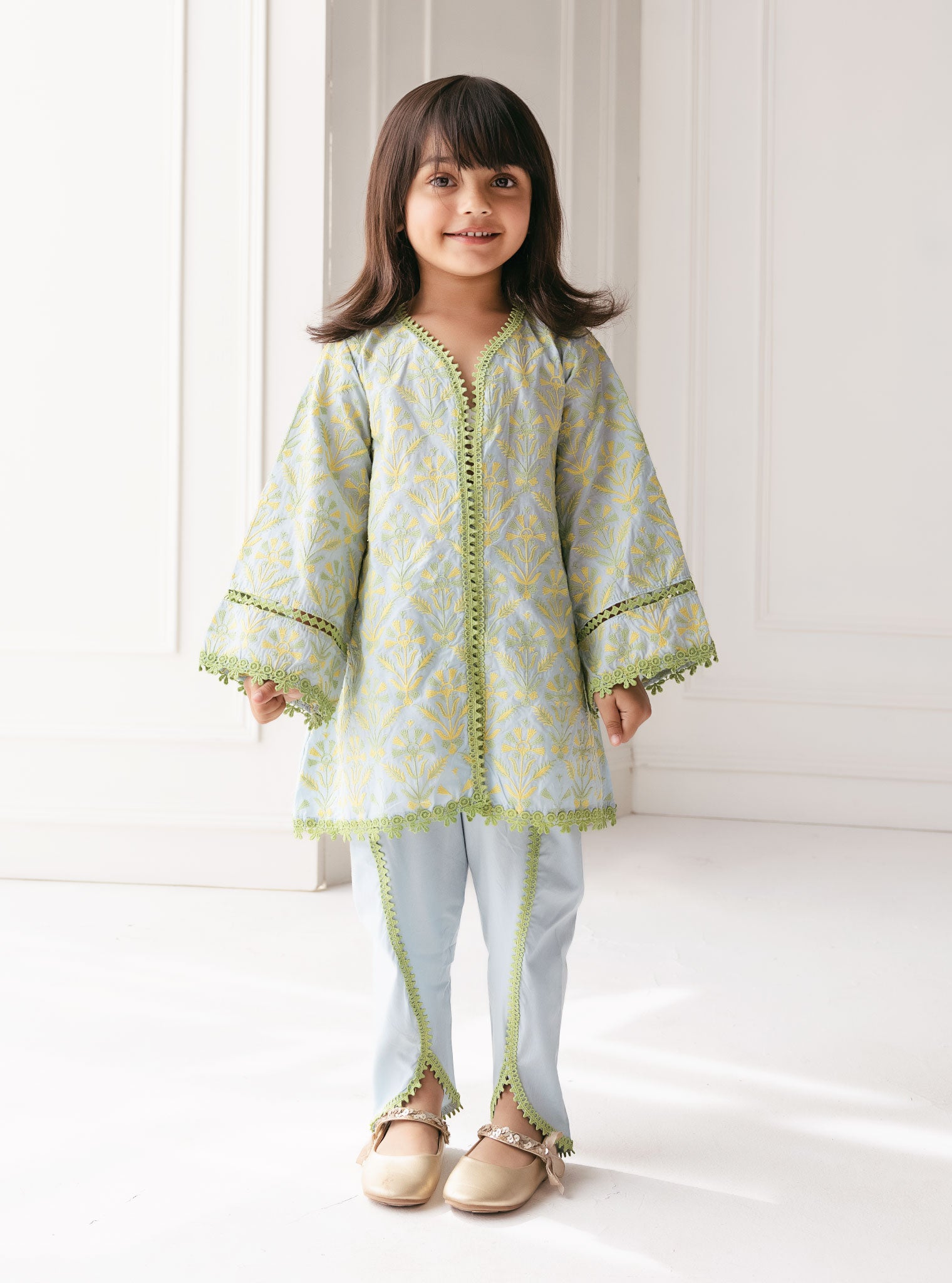 Bloom Cotton Dhoti Pant Set