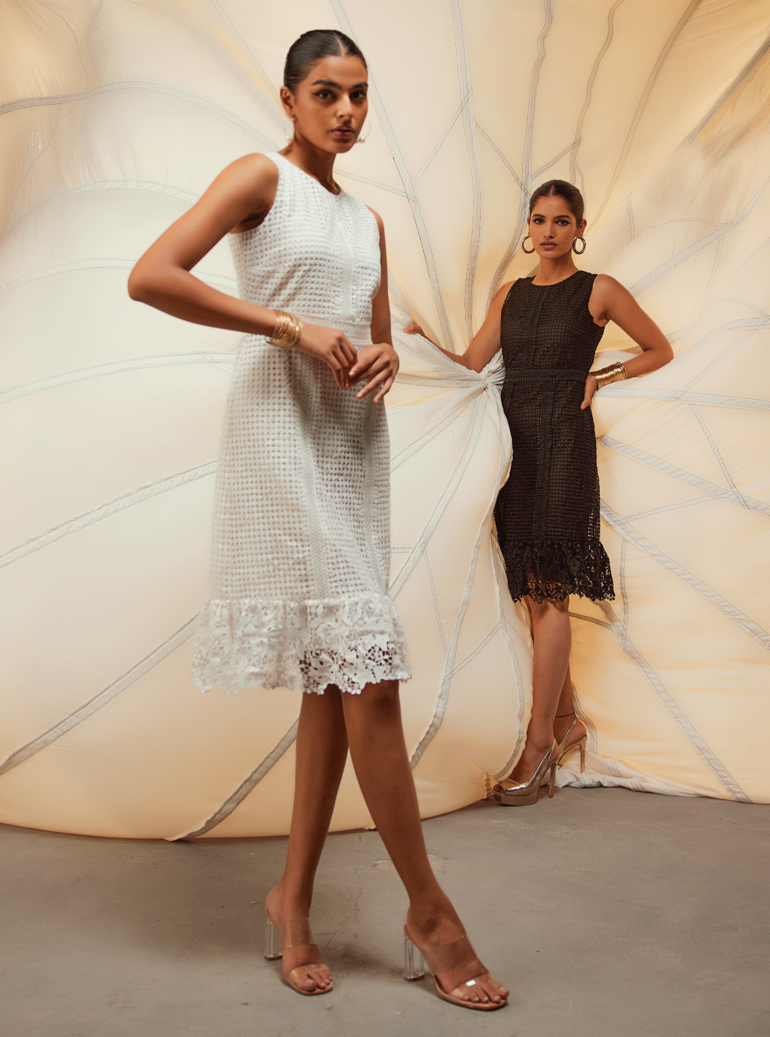 Guipure Skye Cotton White Dress