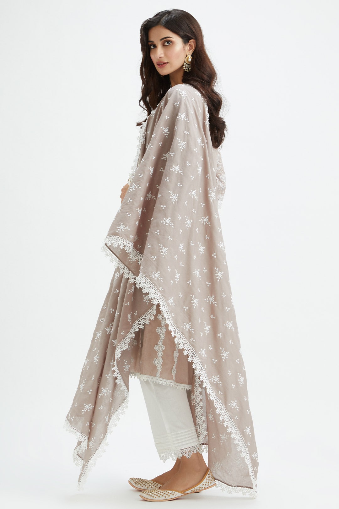 Vireo Cotton Grey Pyjama Set
