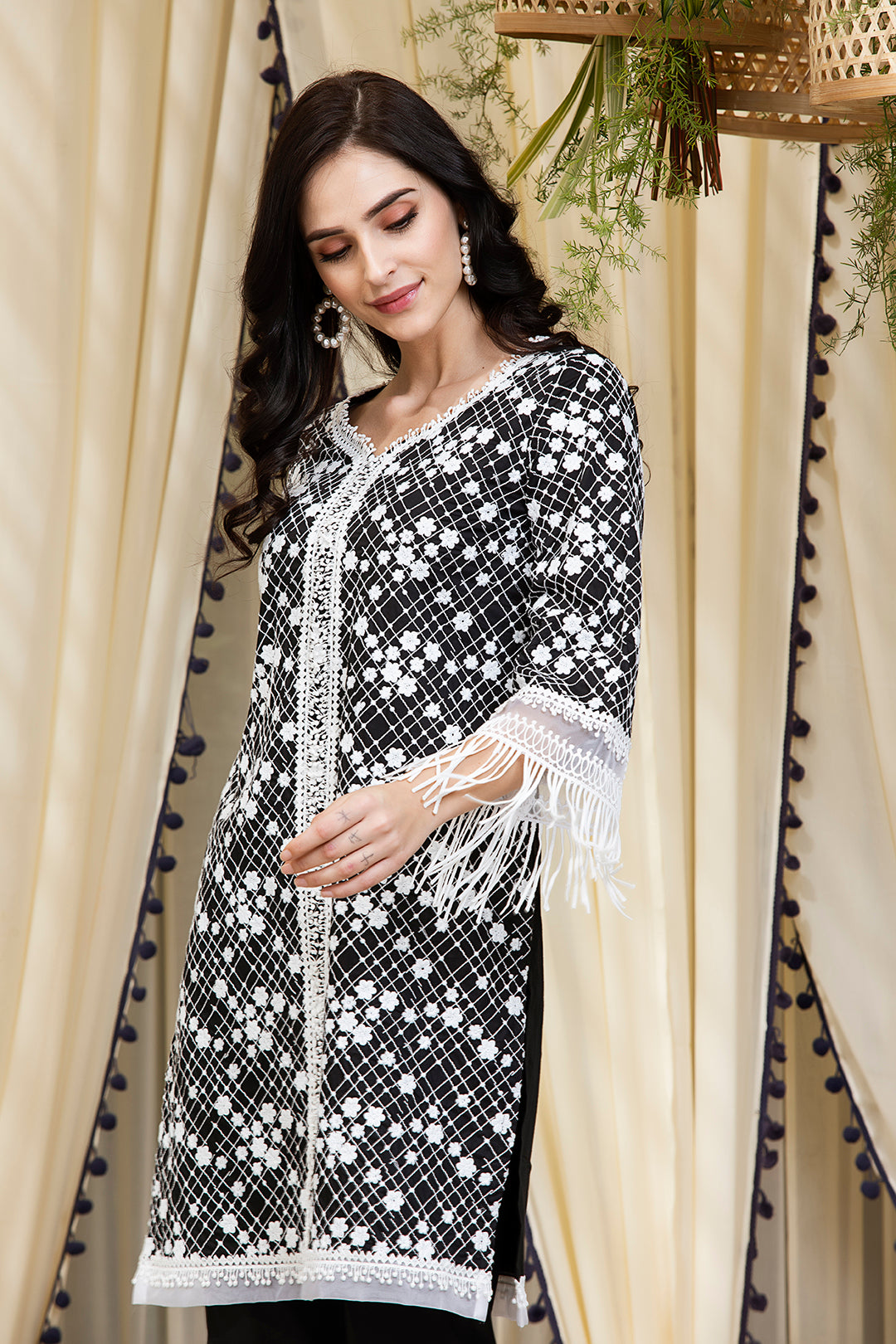 Lina Cotton Kurta with Palazzo Set