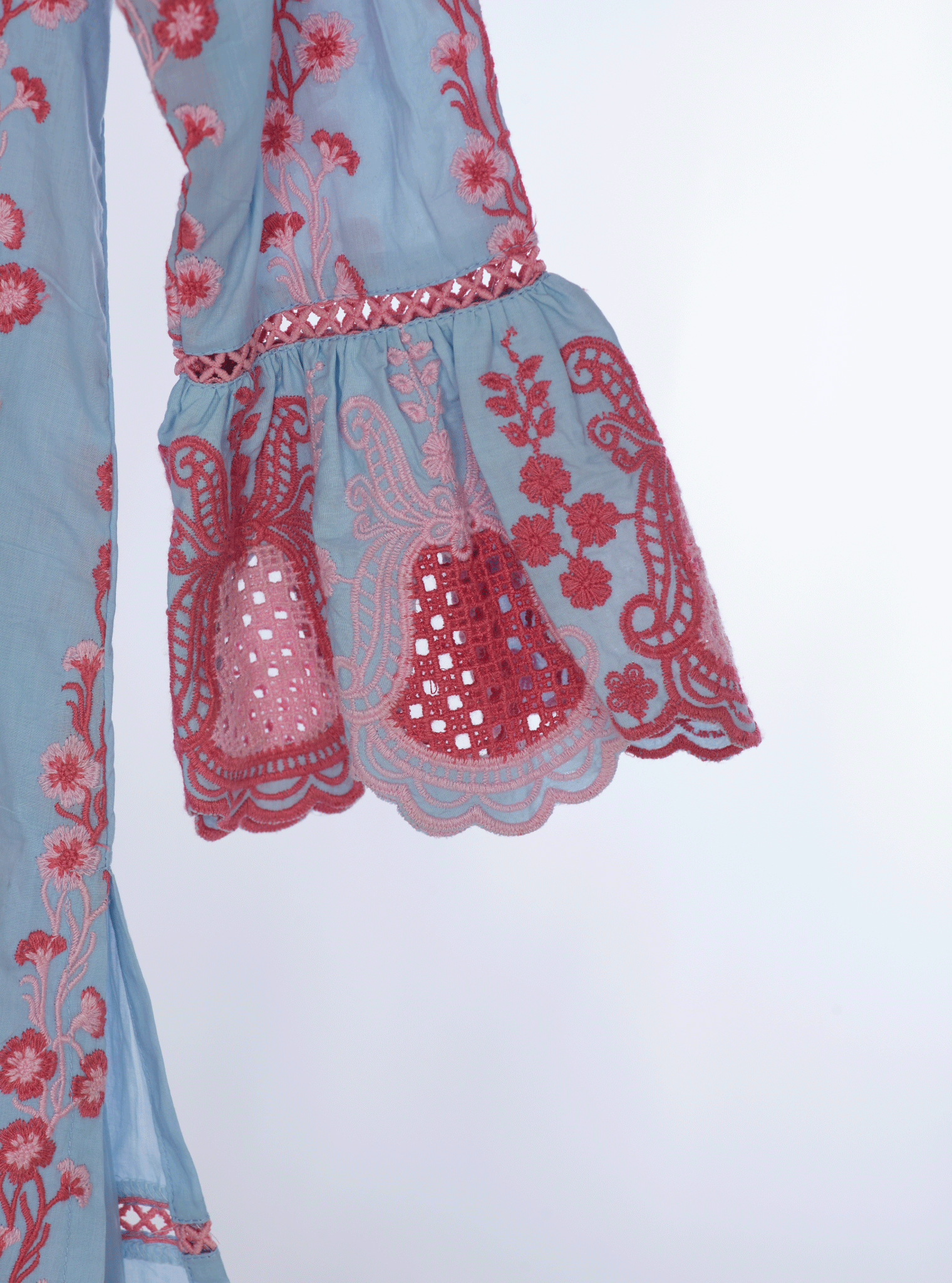 Cher Cotton Light Blue Kurta Set