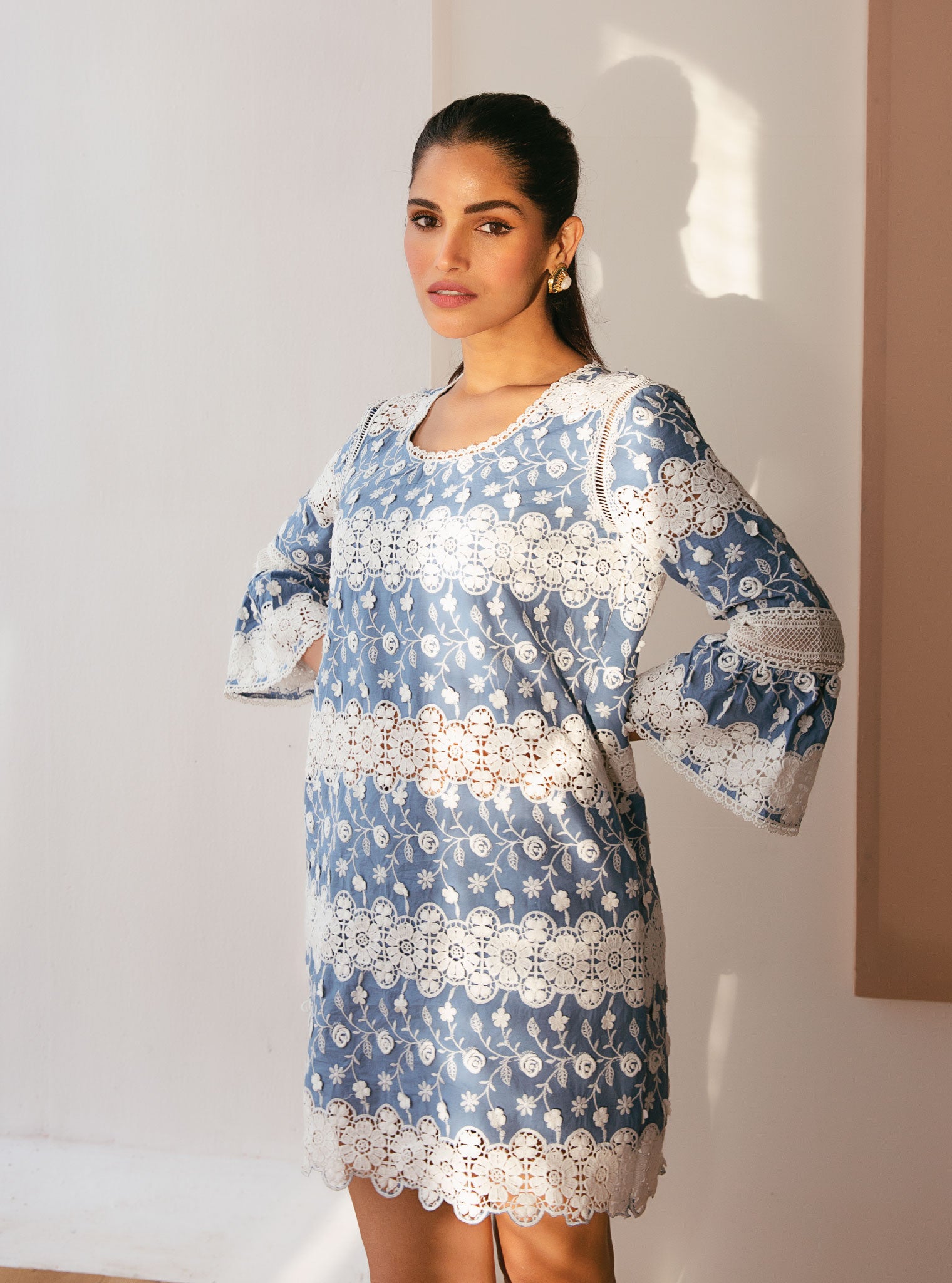 Inessa Cotton Denim Dress