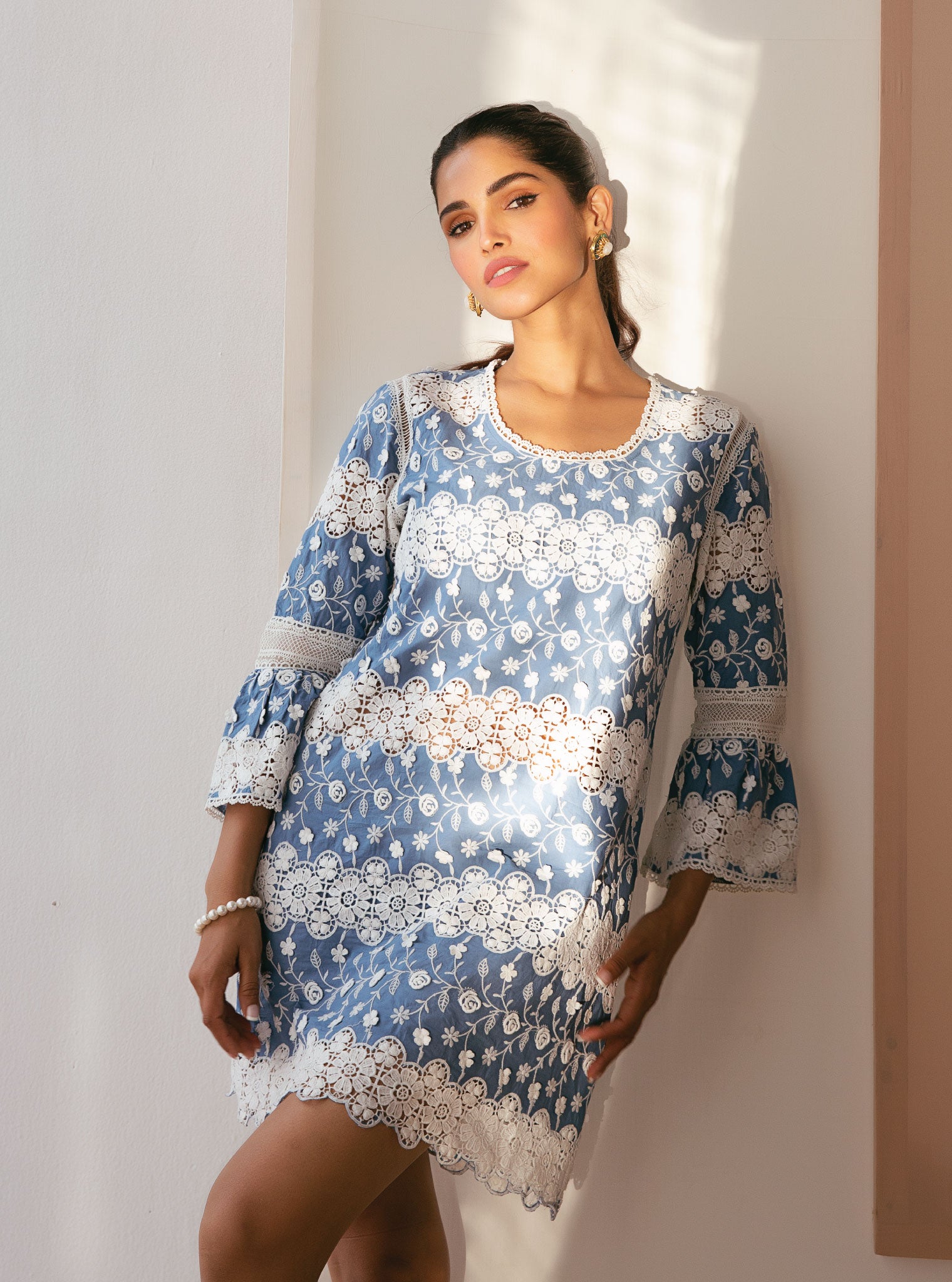 Inessa Cotton Denim Dress