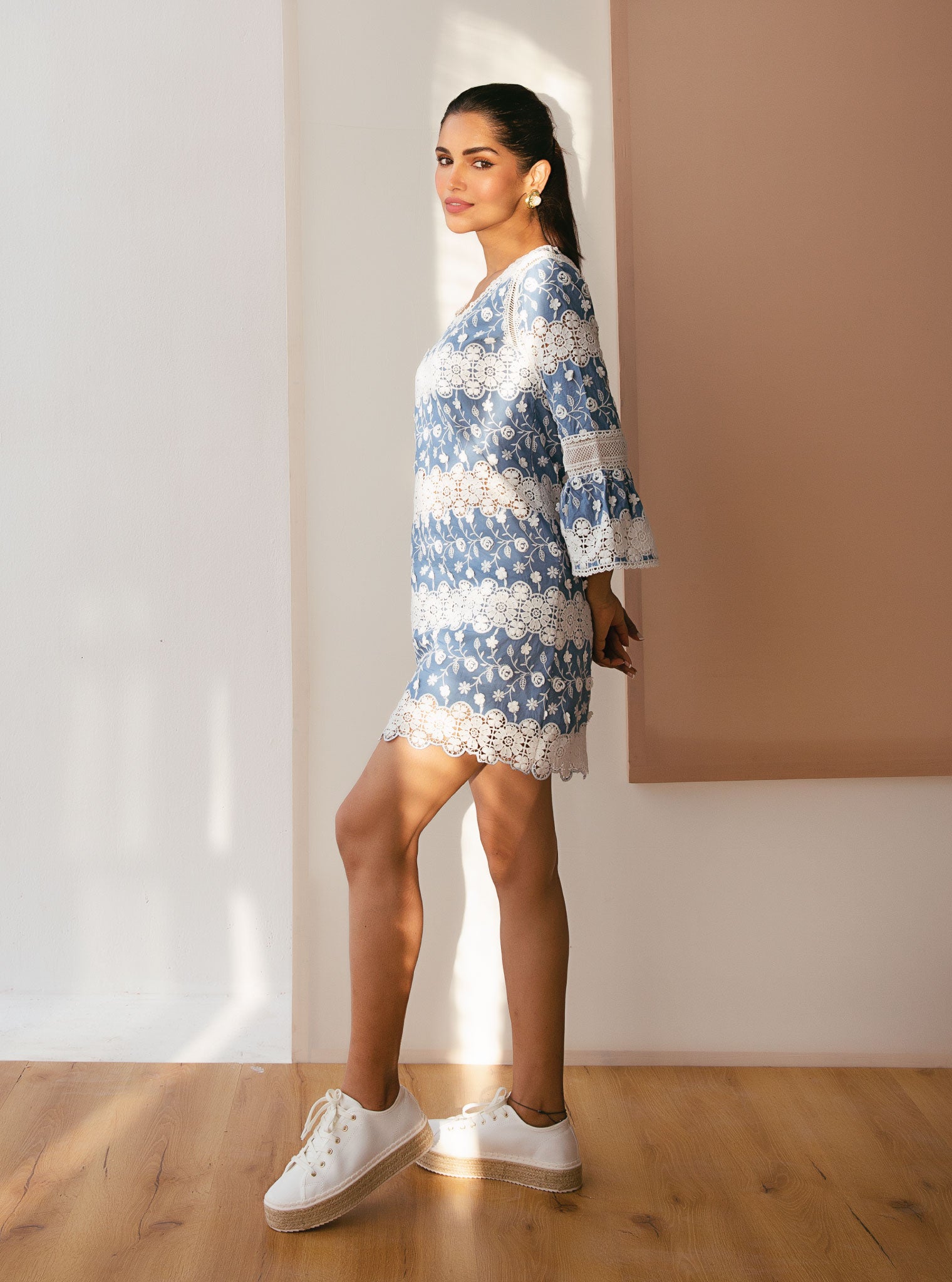 Inessa Cotton Denim Dress