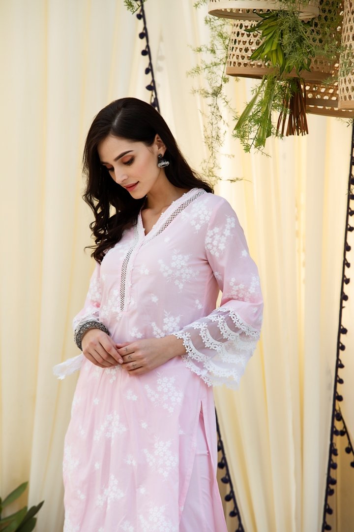 Lola Cotton Kurta with Palazzo Set