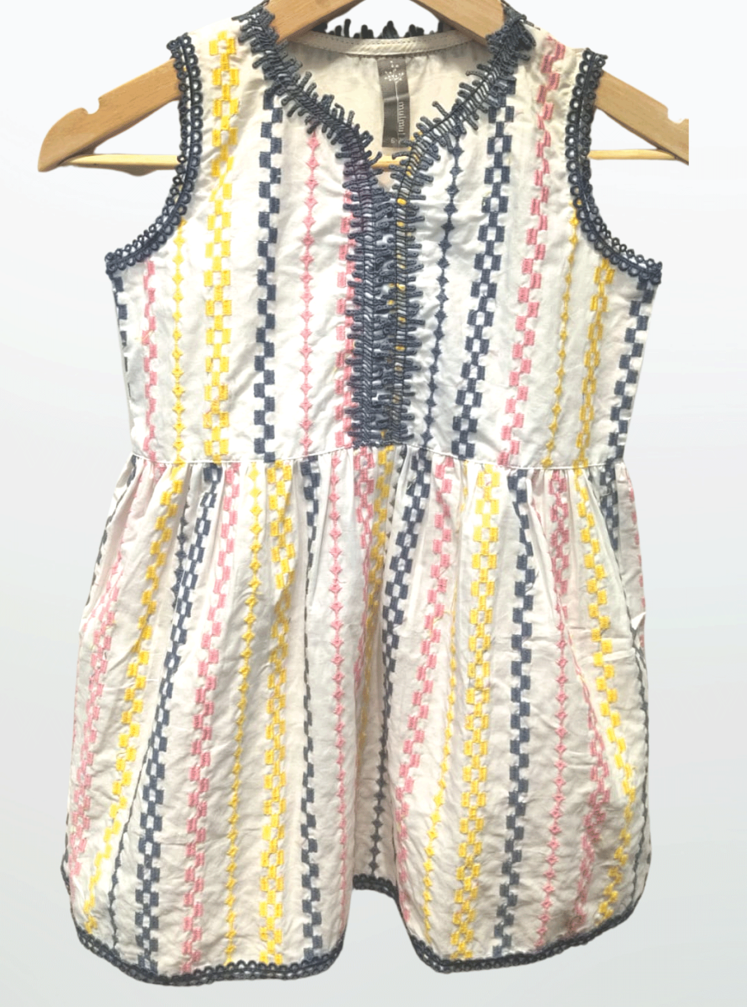 Loretta Cotton White Kurta with Sharara Set