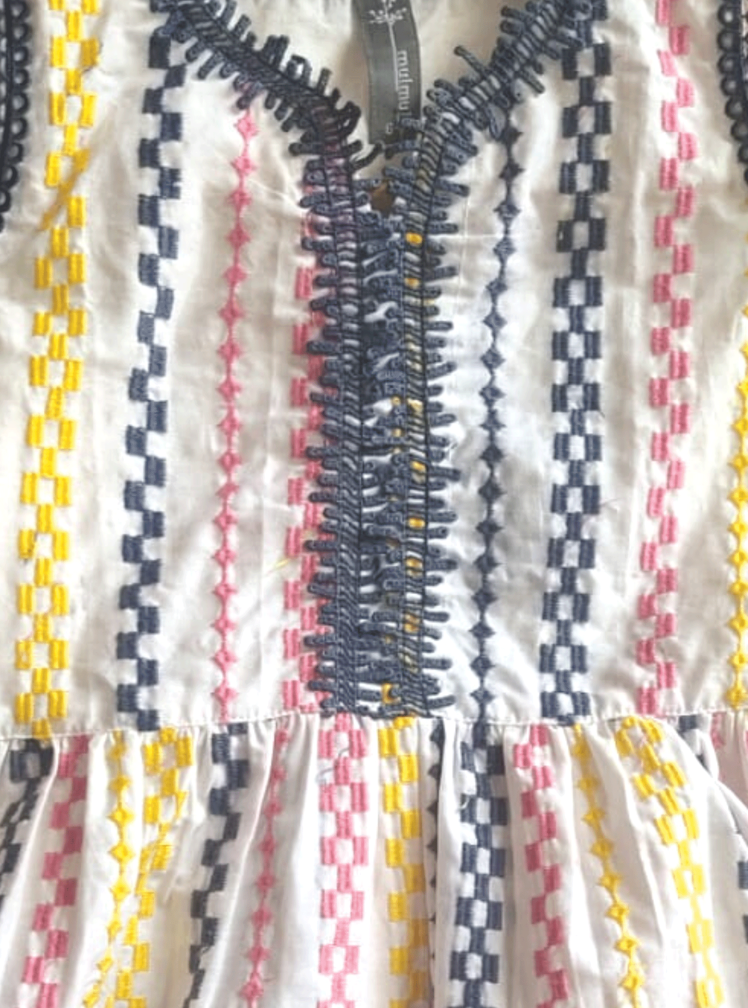 Loretta Cotton White Kurta with Sharara Set