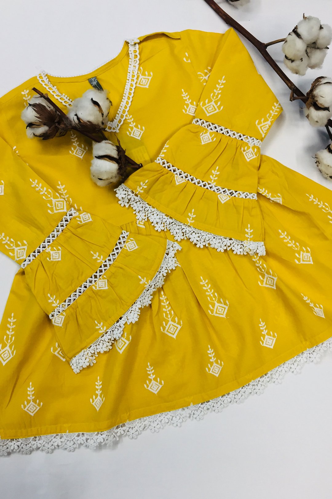 Bud Cotton Kurta Set