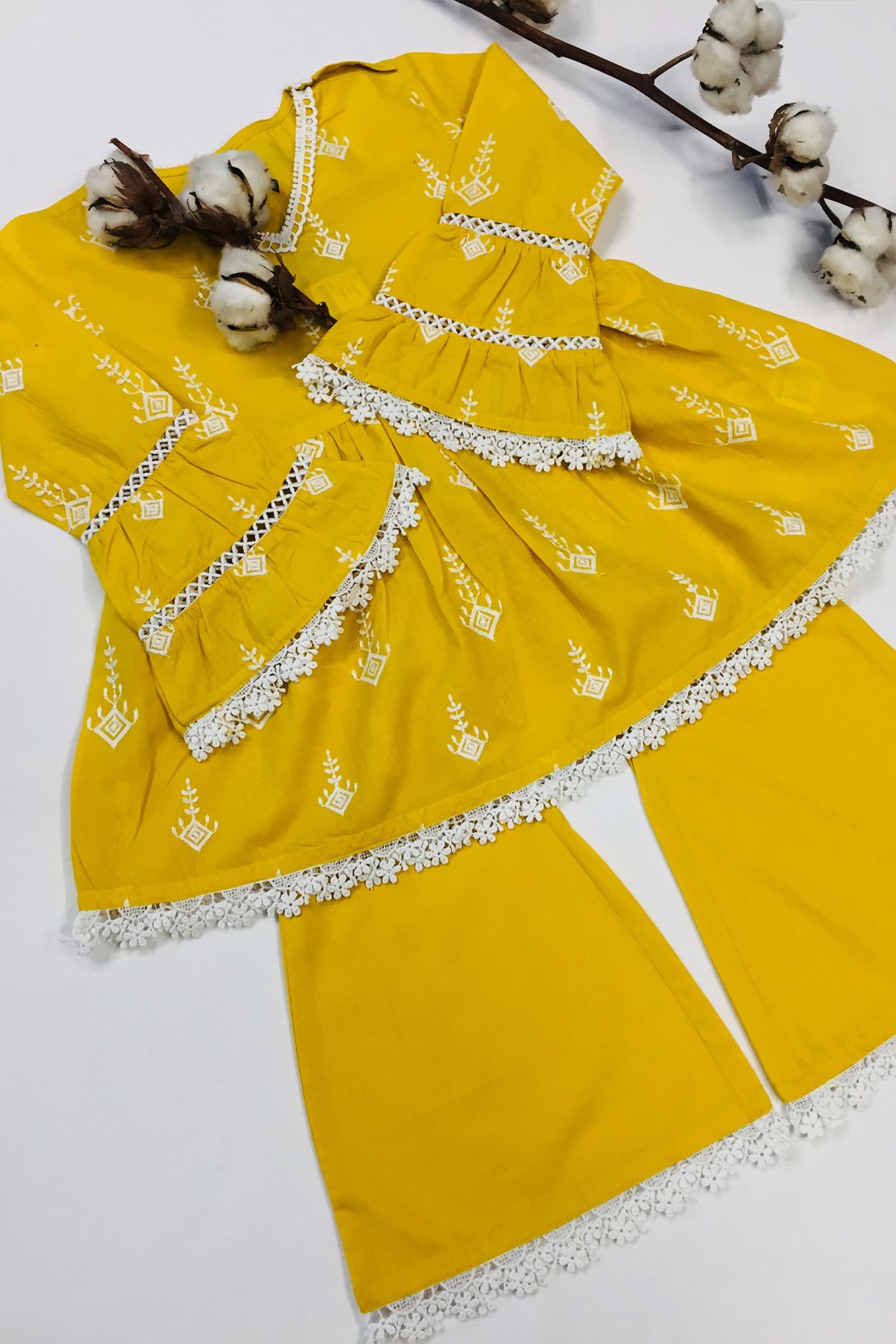 Bud Cotton Kurta Set