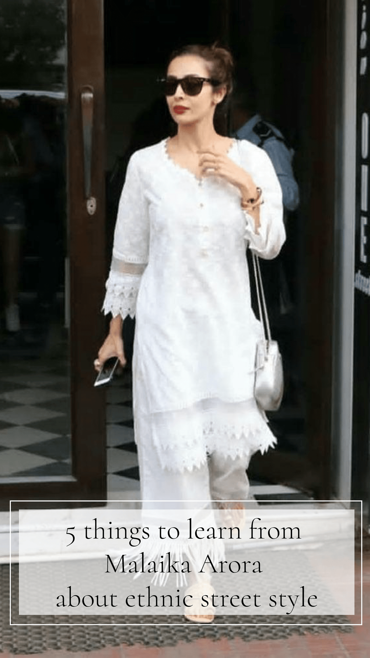 5 lessons from Malaika Arora on ethnic street style - Shop Mulmul