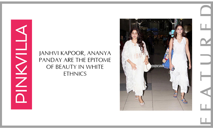 Janhvi Kapoor, Ananya Panday are the epitome of beauty in white ethnics