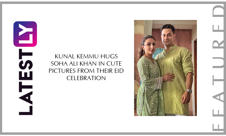 Kunal Kemmu Hugs Soha Ali Khan in Cute Pictures From Their Eid Celebration