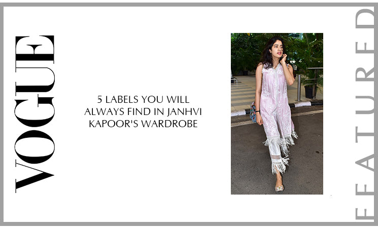 5 labels you will always find in Janhvi Kapoor's wardrobe