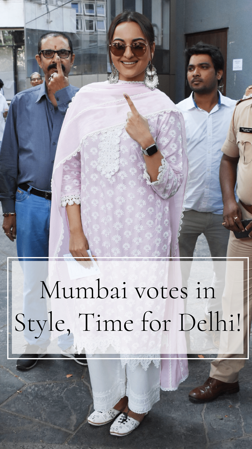 Mesmerising Mumbai voted in style, Time for Delhi to dazzle. - Shop Mulmul
