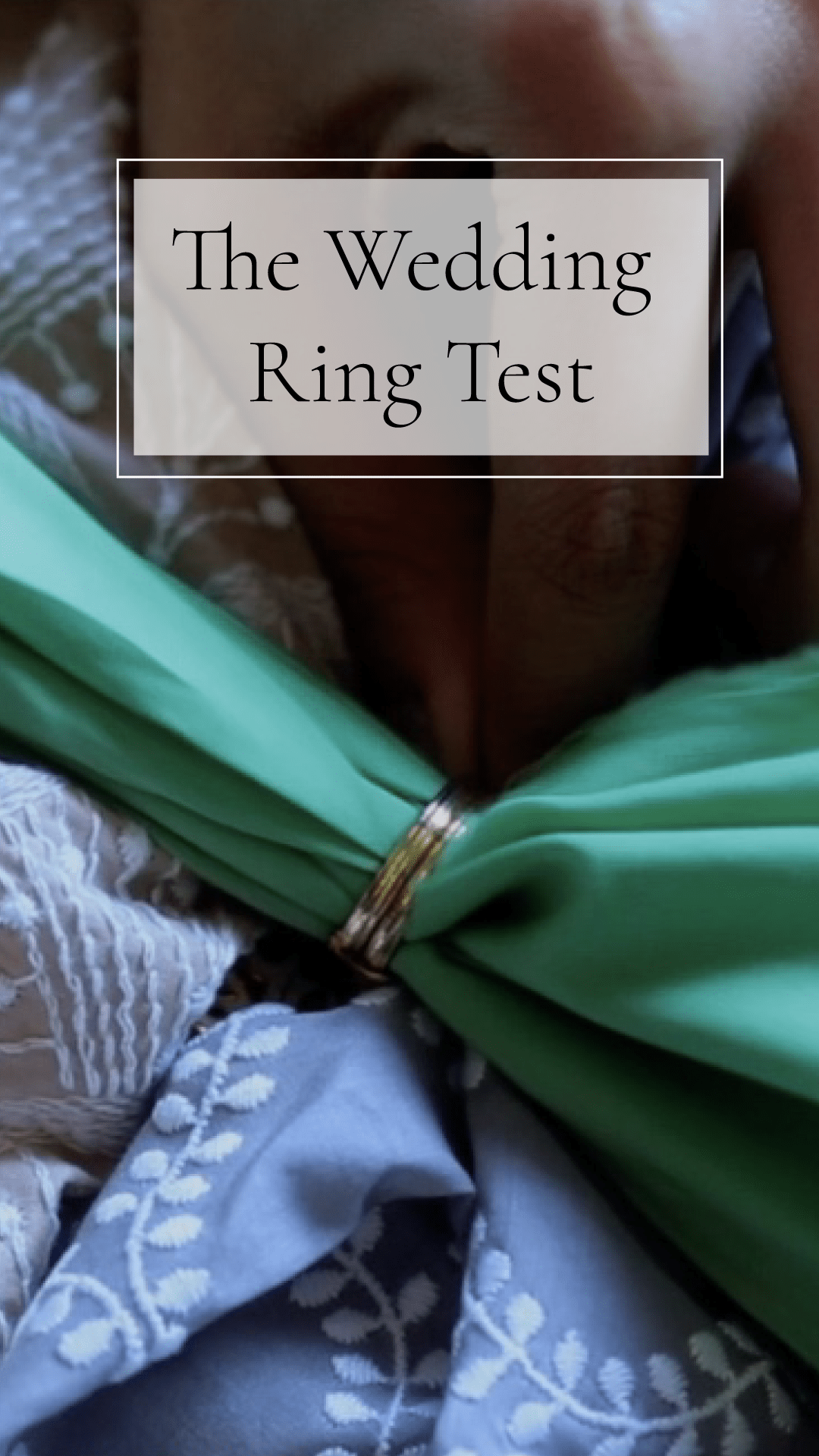 The Wedding Ring Test - Shop Mulmul