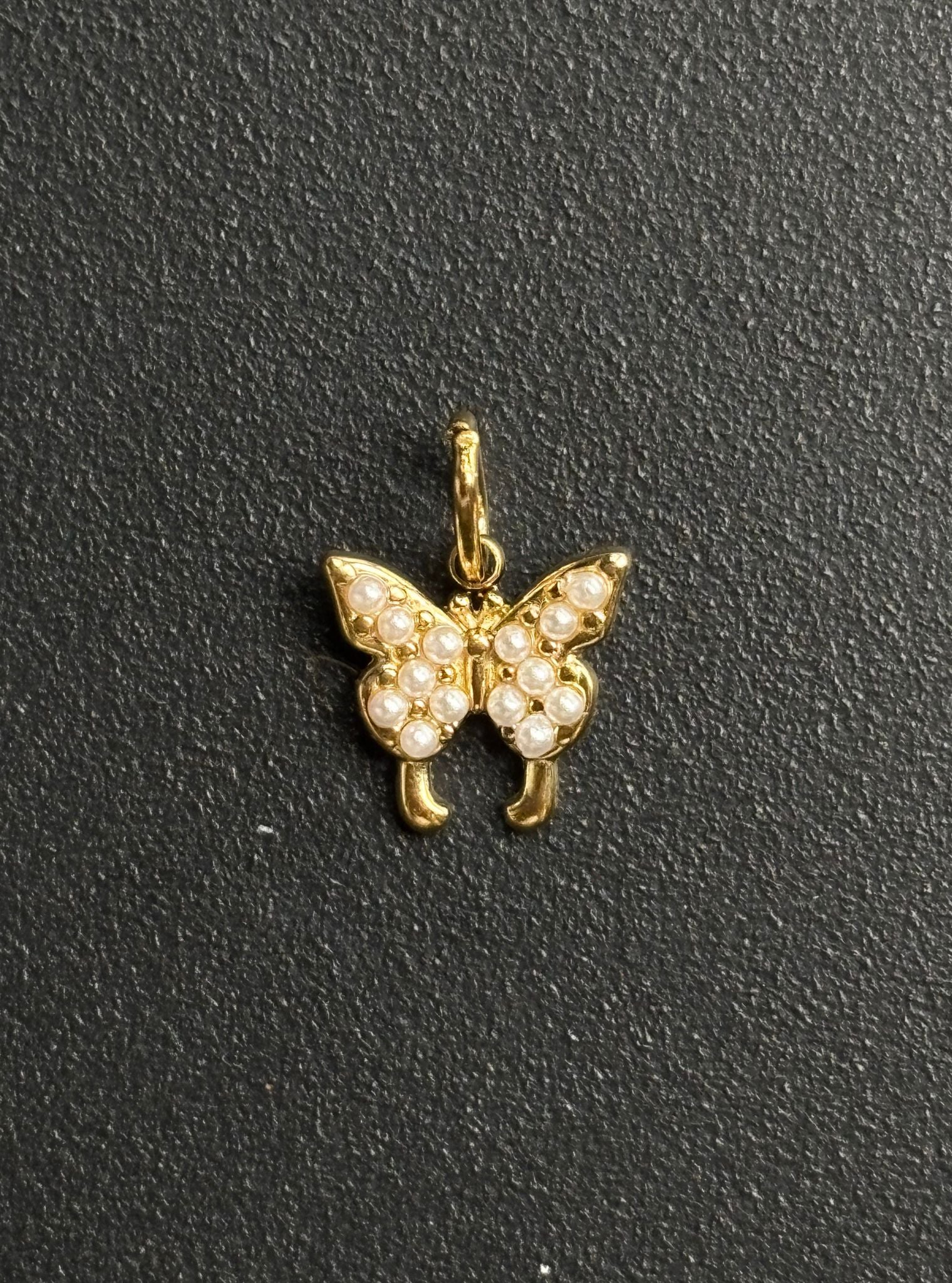 Pearl Butterfly Charm