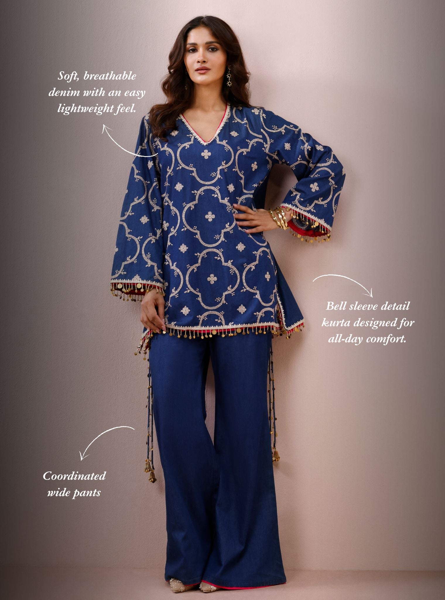 Anaya Denim Co-Ord Set