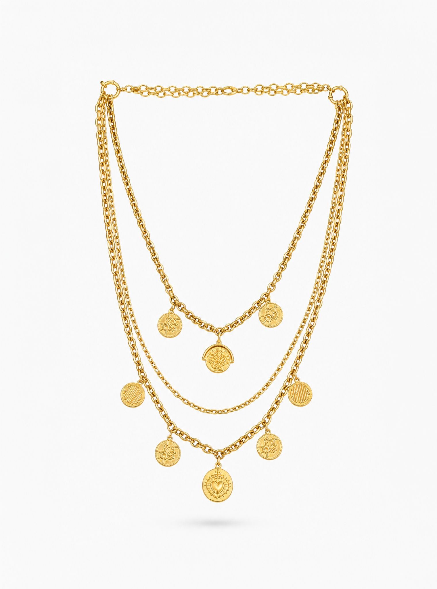 Long Coin Necklace