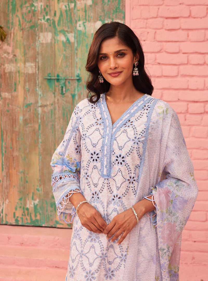 Mulmul Supima Cotton Gemma Kurta main image 1