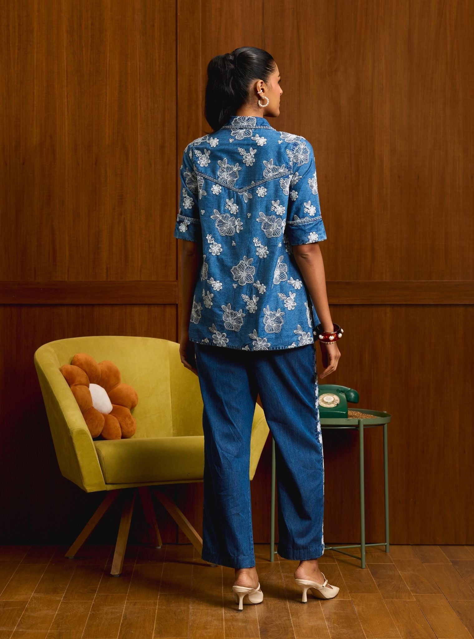 Tavi Denim Shirt Set