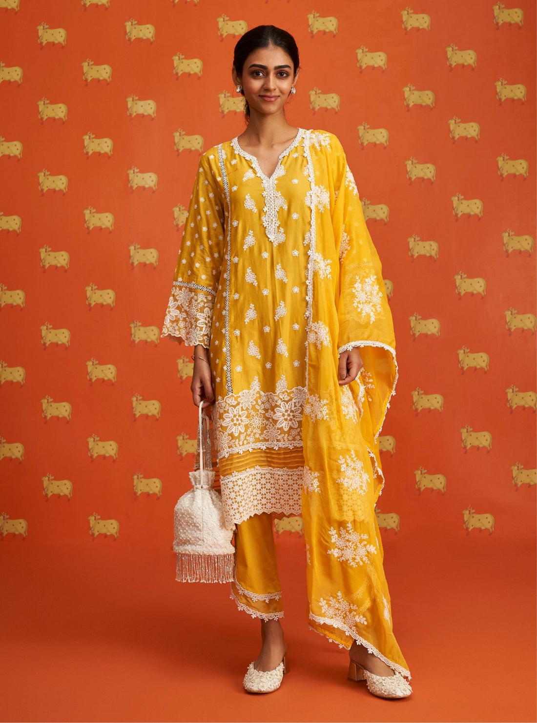 Pima Satin Jubilee Kurta With Jubilee Pyajama