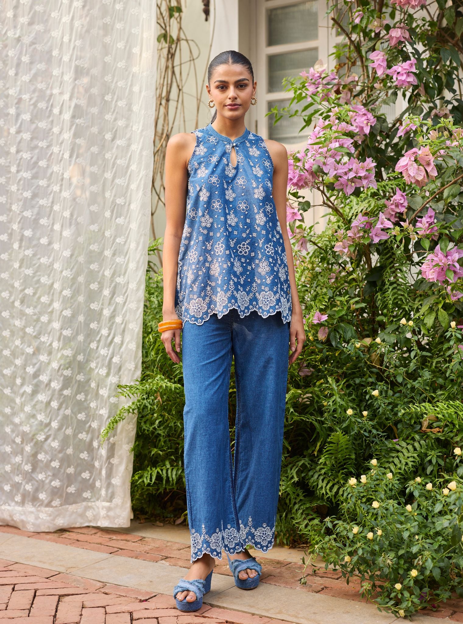 Dhvani Denim Co-ord Set