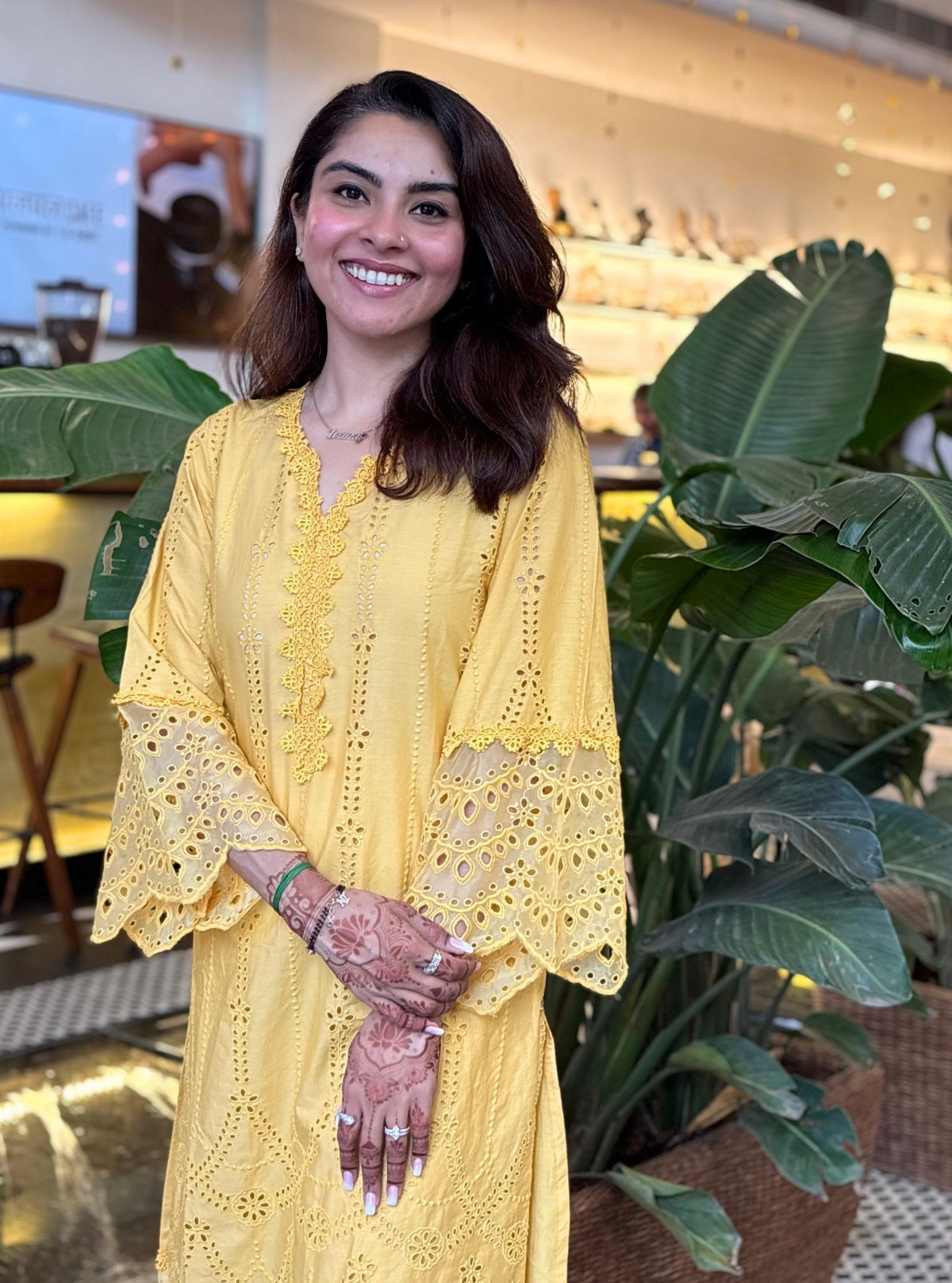 Vachi Pima Yellow Kurta Set