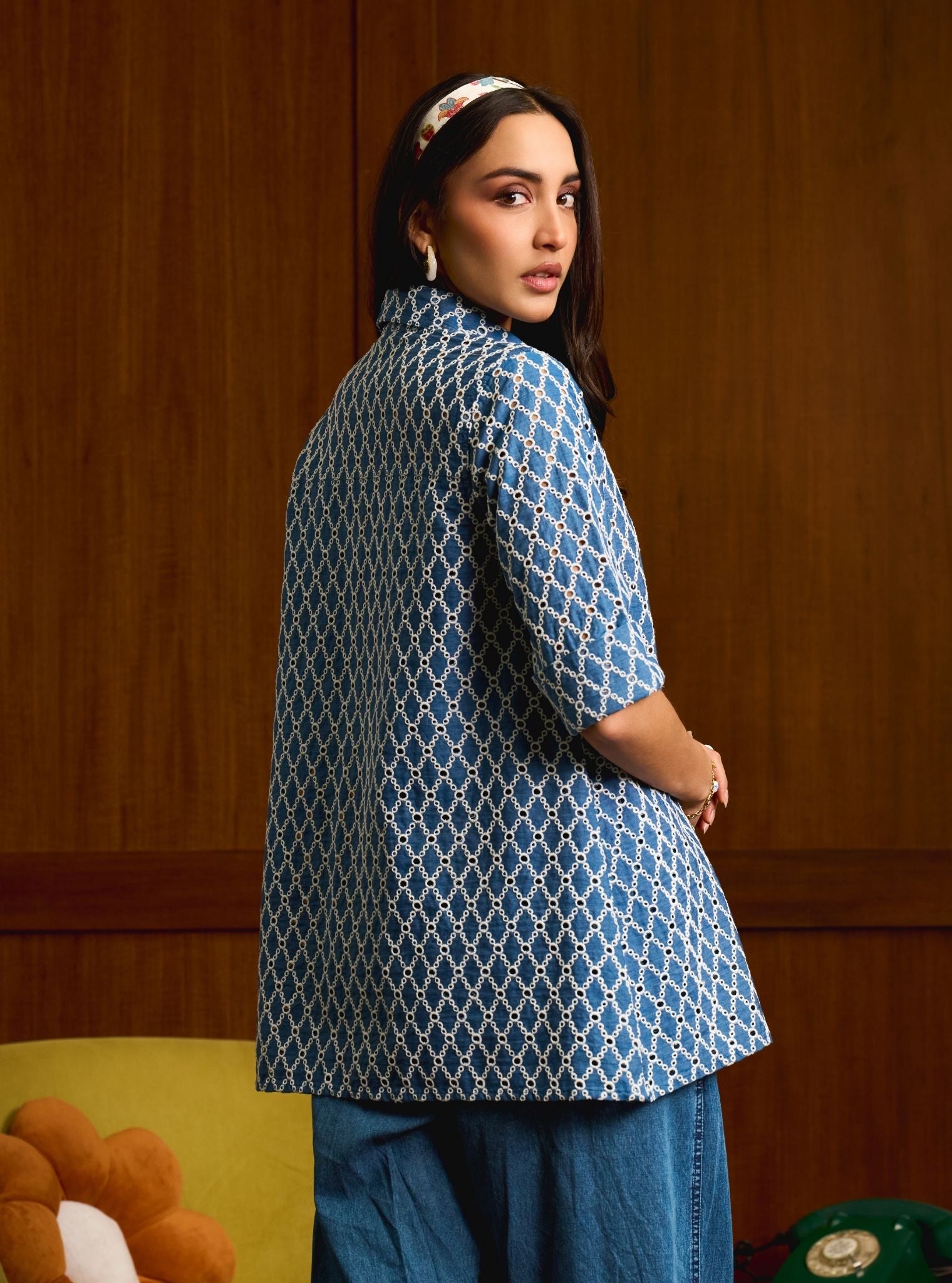 Tiri Denim Navy Shirt