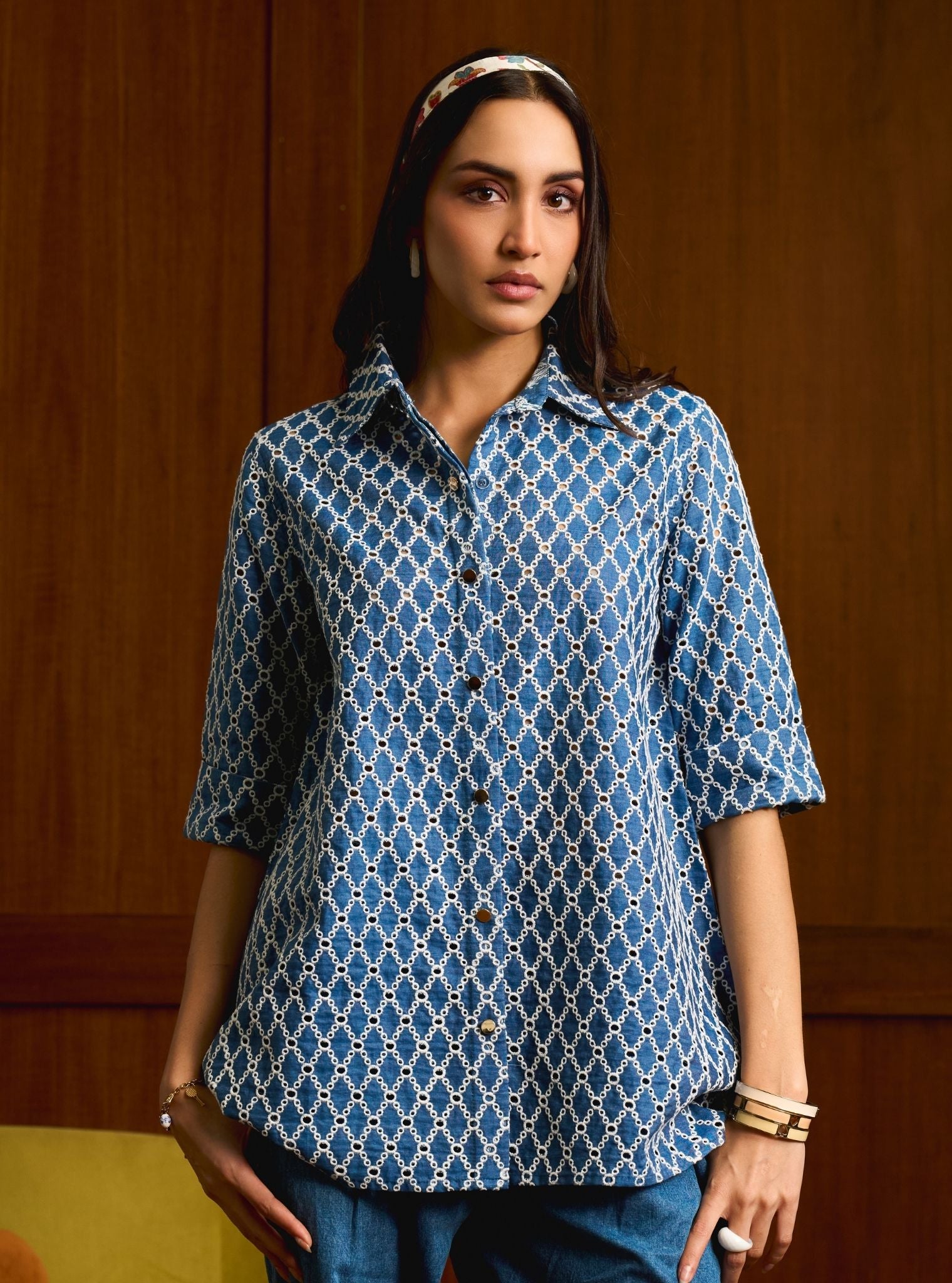 Tiri Denim Navy Shirt