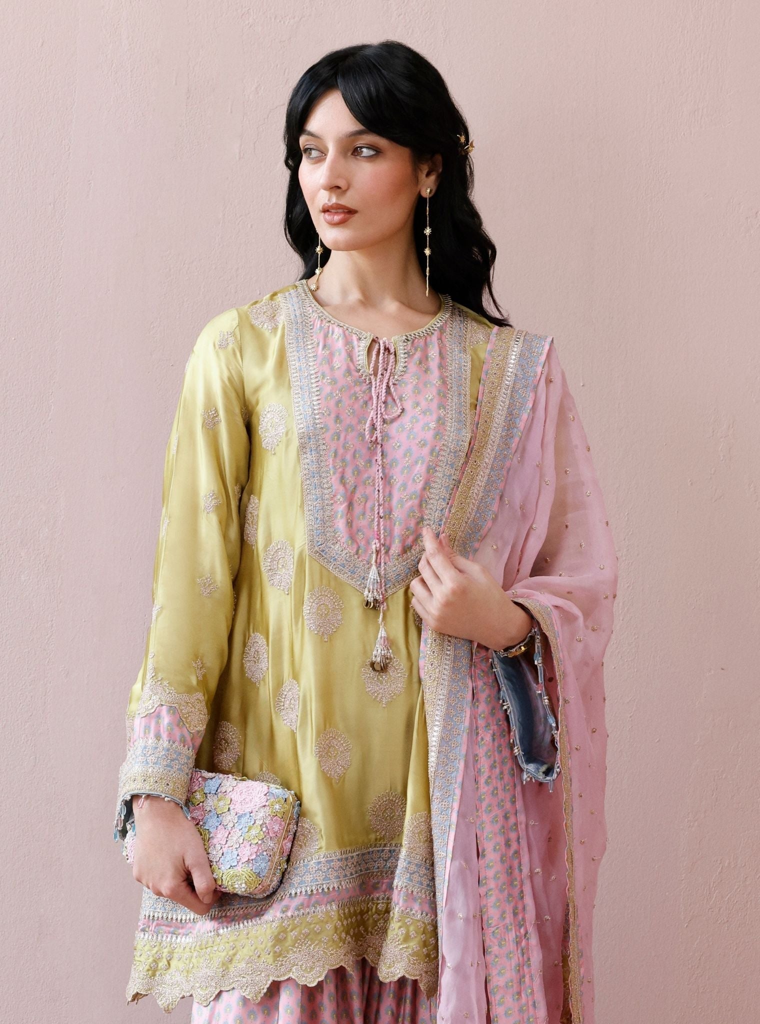 Cassata Pink Clutch Bag