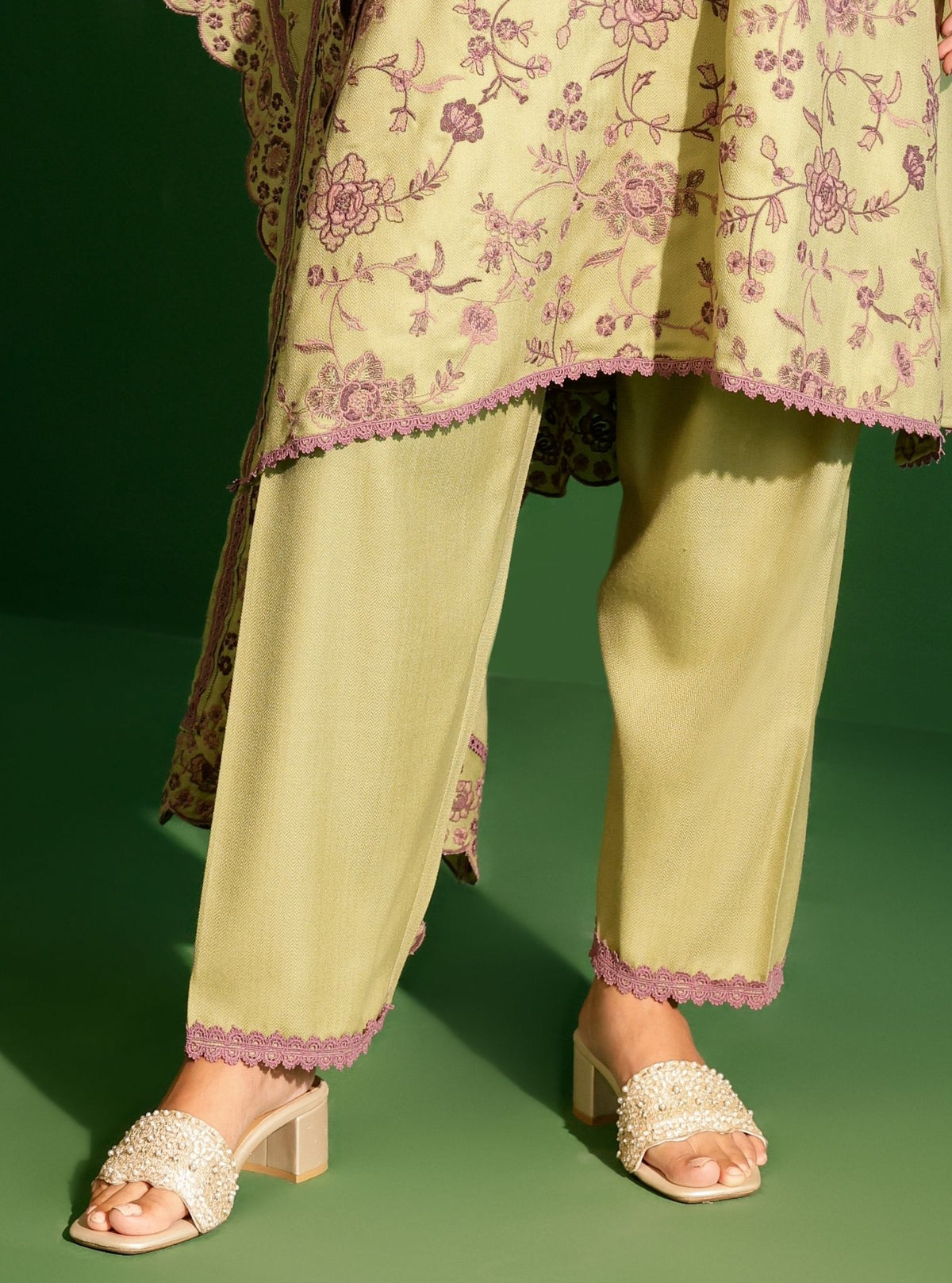 Juno Wool Black Kurta Set main image 1