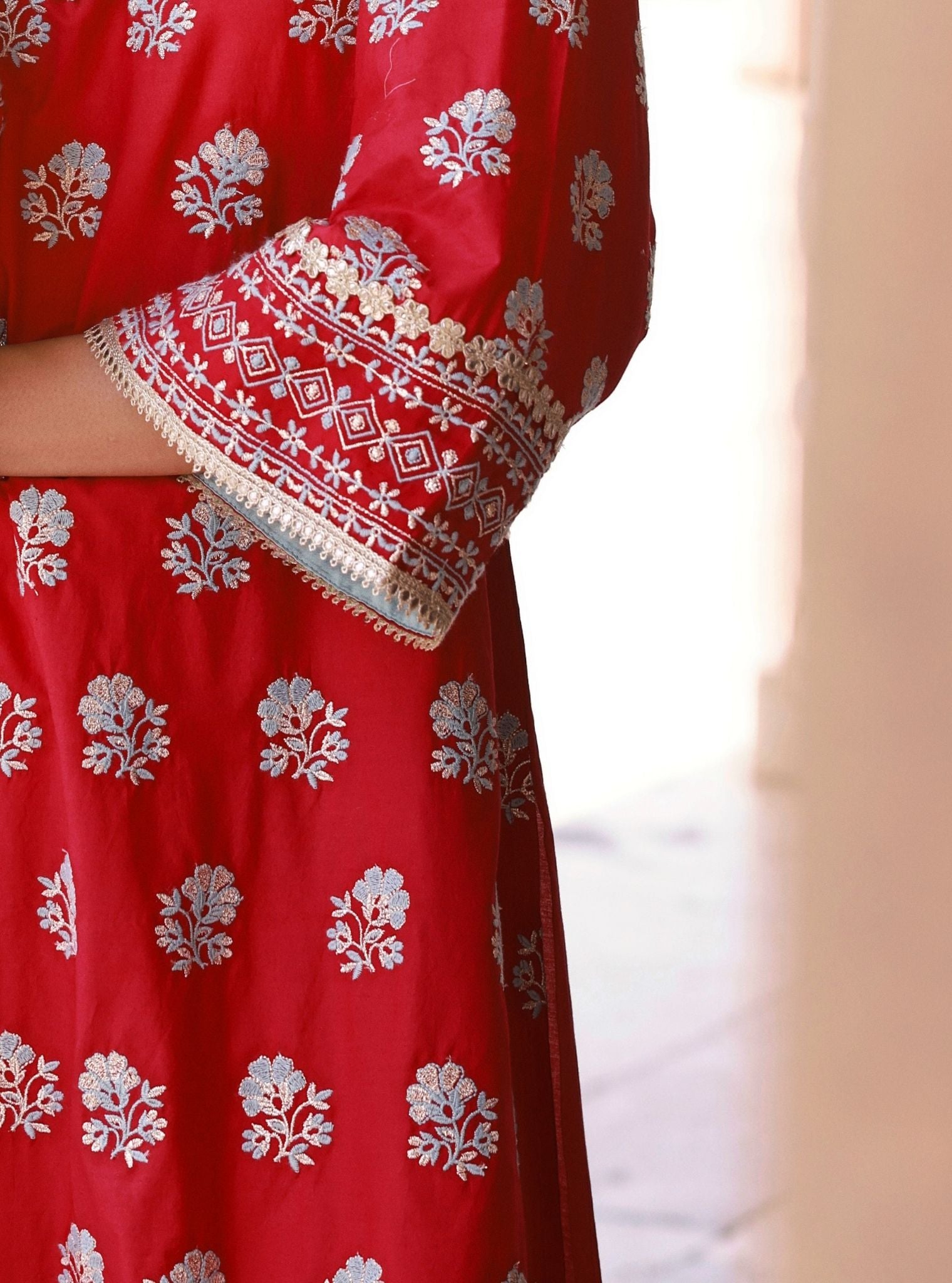 Yalika Fuschia Kurta Set
