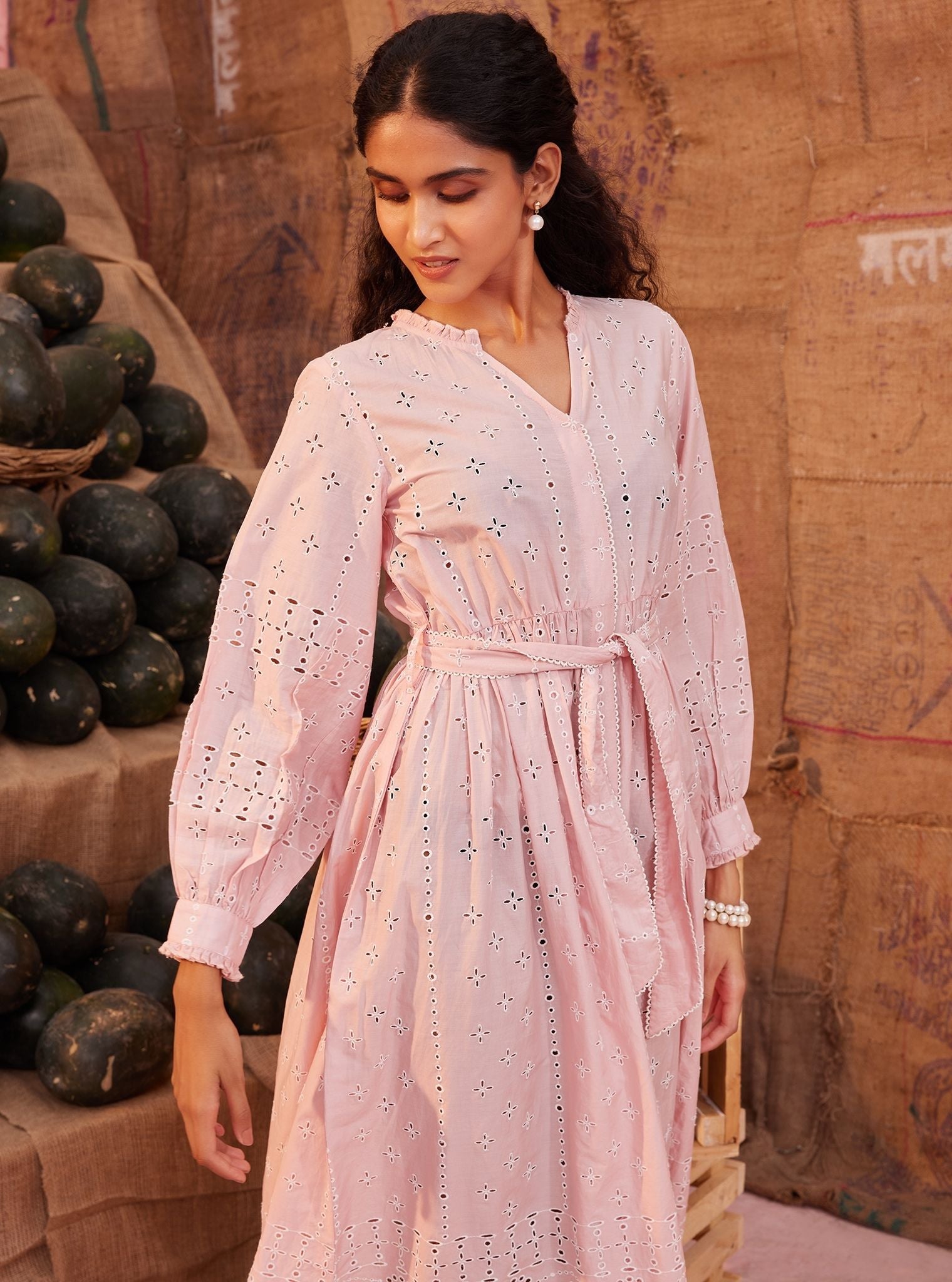 light pink long dress Opal Sleeve Maxi - US 4 May be worn with a strapless bra Lisa Maxi Dress, in Light