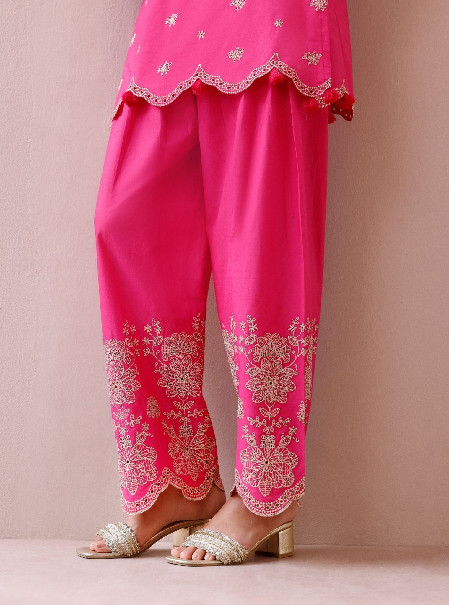 Sorelle Supima Cotton Fuchsia Co-ord Set
