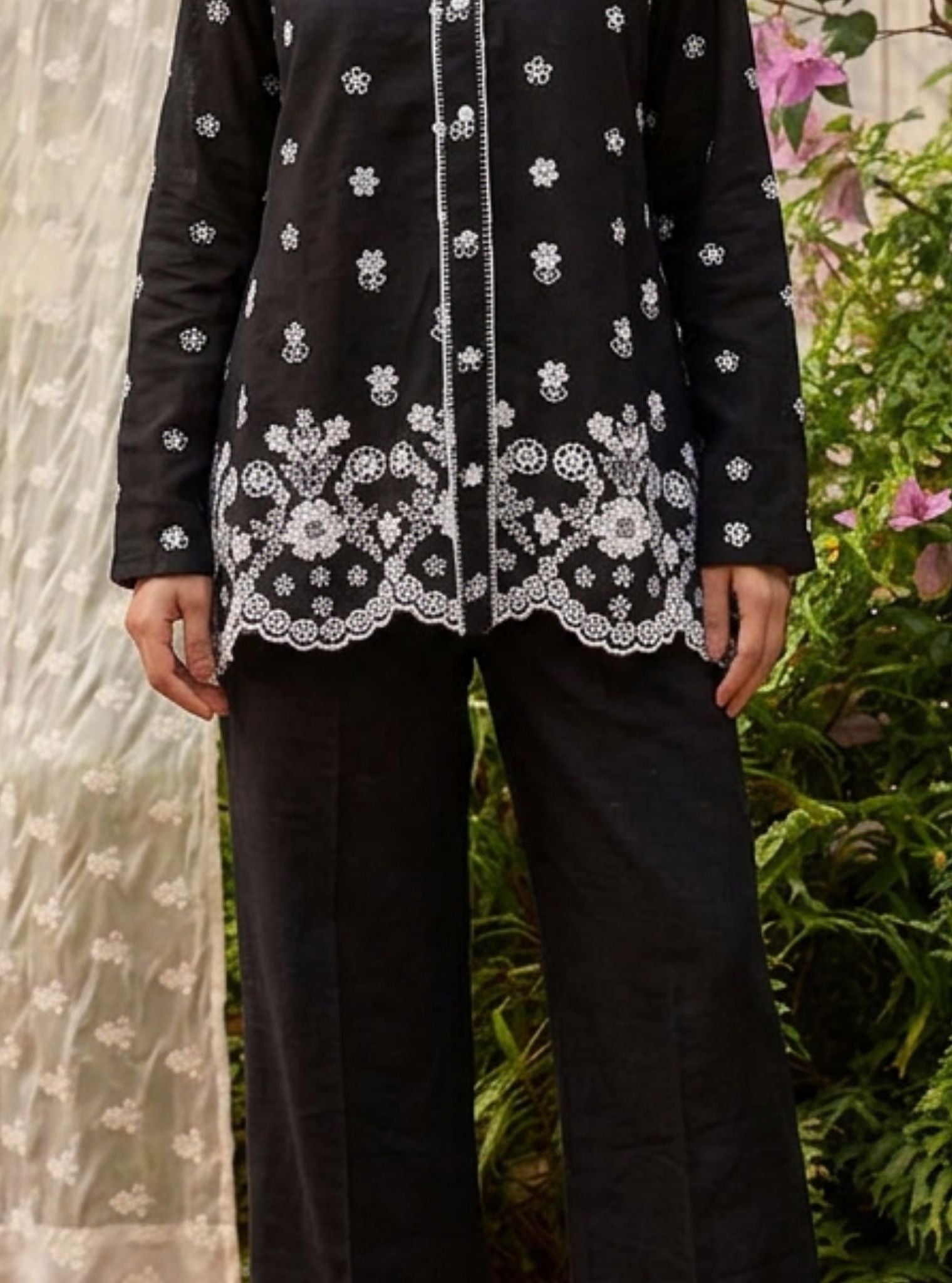 Clement Linen Black Co-ord Set