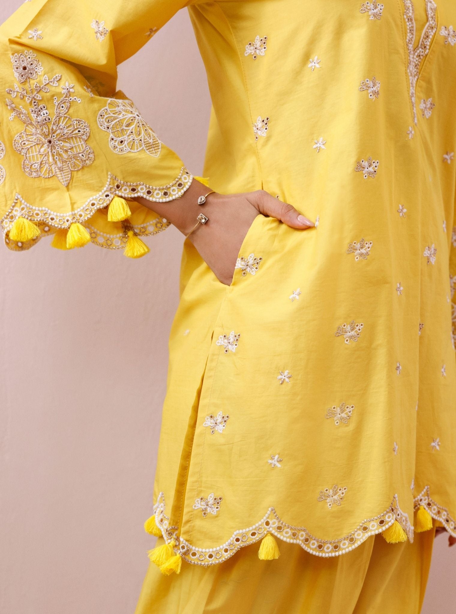 Sorelle Supima Cotton Yellow Co-ord Set