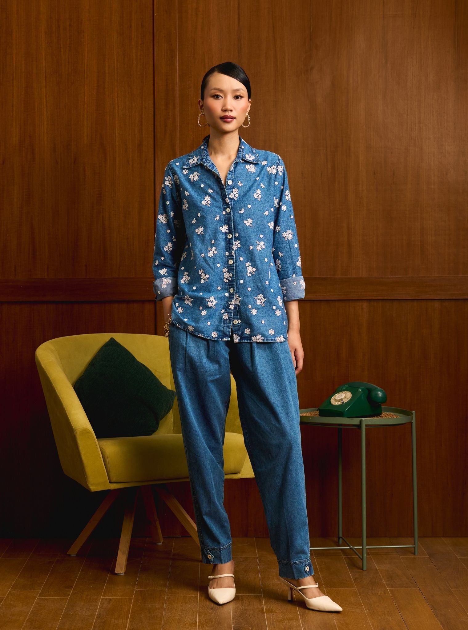 Vira Denim Pink Shirt