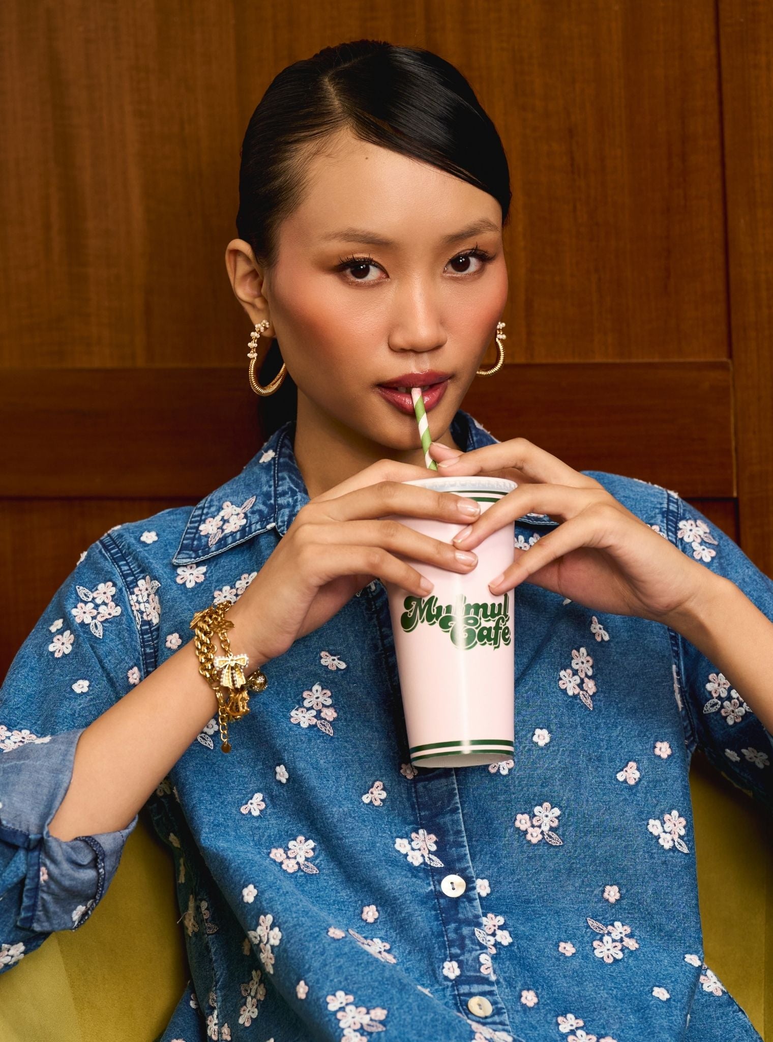 Vira Denim Pink Shirt